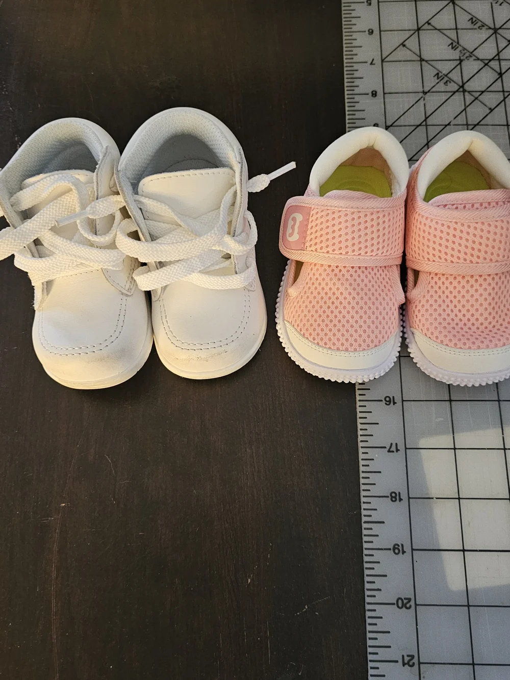 Kids Pink Mesh Velcro Sneakers